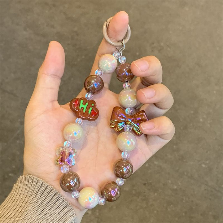 Beaded Charm Keychain Bowlift 1790135621