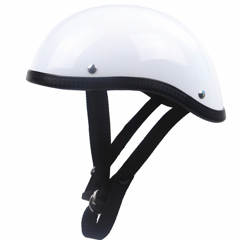 Classic Vintage Motorcycle Helmet Bowlift