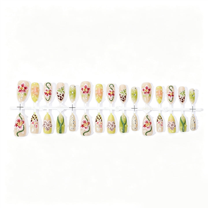 Decorative Floral 3D Nail Art Set Bowlift