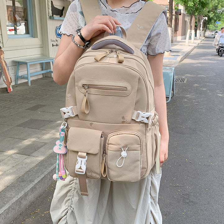 Multi-Pocket Functional Backpack Bowlift