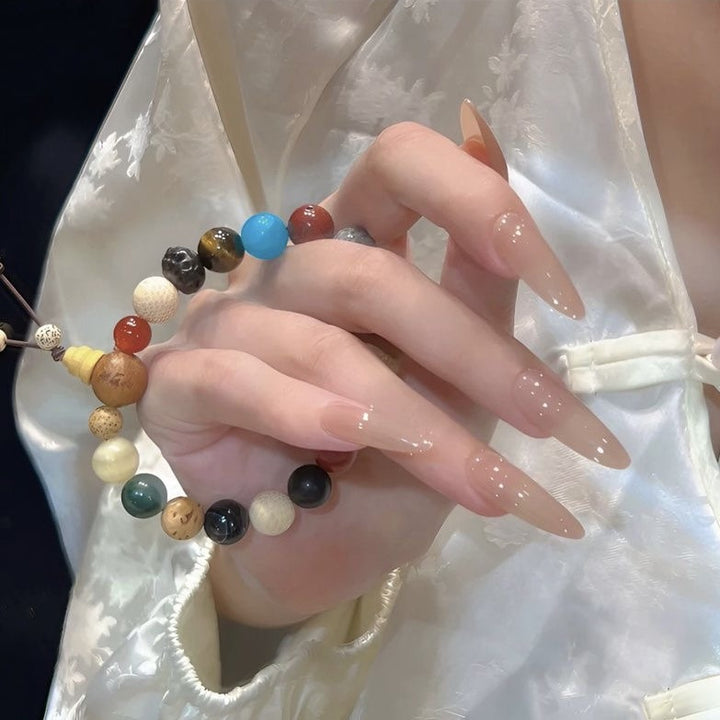 Glossy Press-On Nail Set Bowlift 1787395297