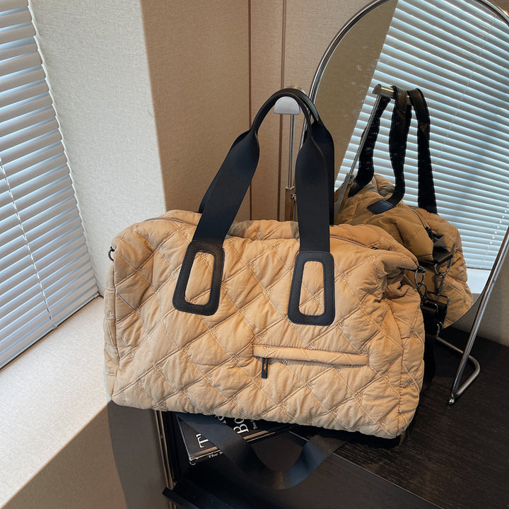Quilted Travel Tote Bag