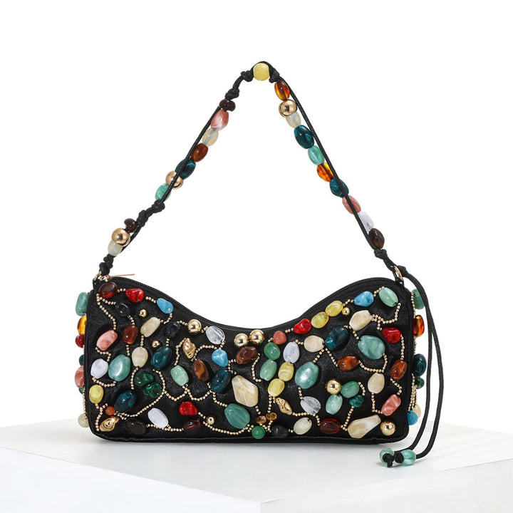 Artisanal Beaded Evening Clutch