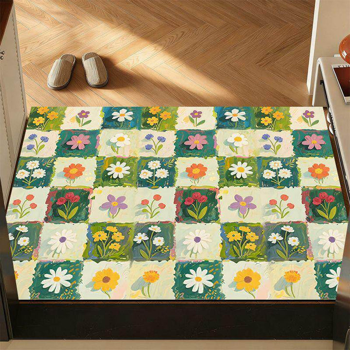 Playful Cartoon-Themed Welcome Mat