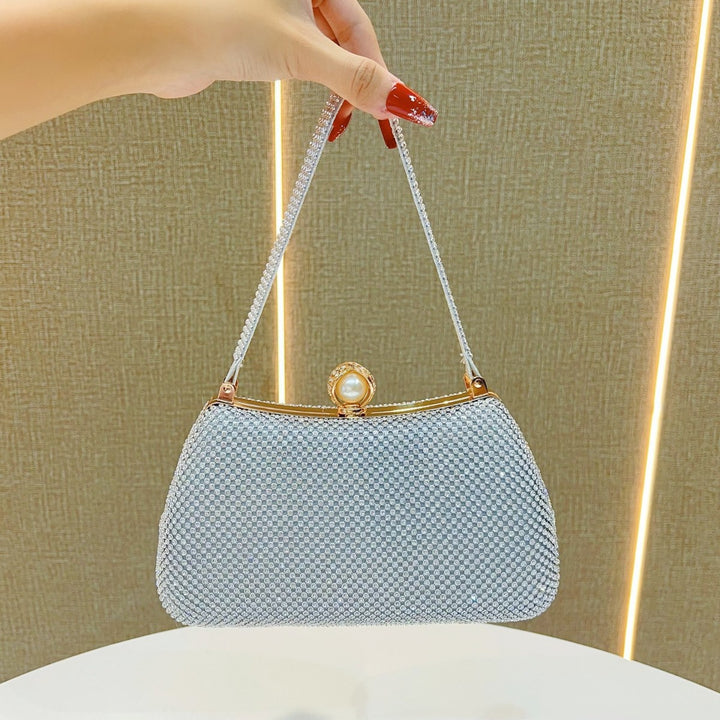 Rhinestone-Encrusted Evening Handbag
