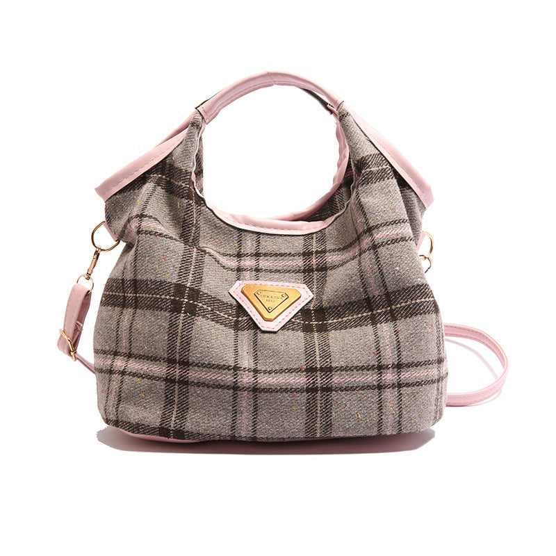 Glossy Faux Leather Handbag