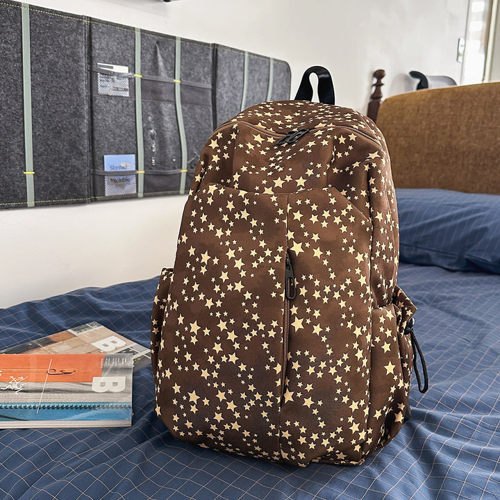 Casual Star-Patterned Backpack Bowlift 1791206130