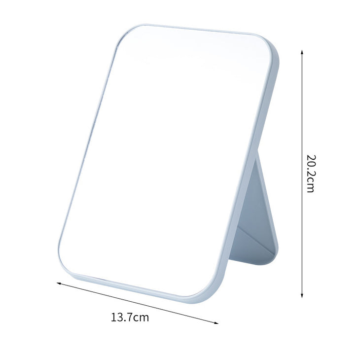 Foldable Tabletop Makeup Mirror with Adjustable A-Frame Stand Bowlift