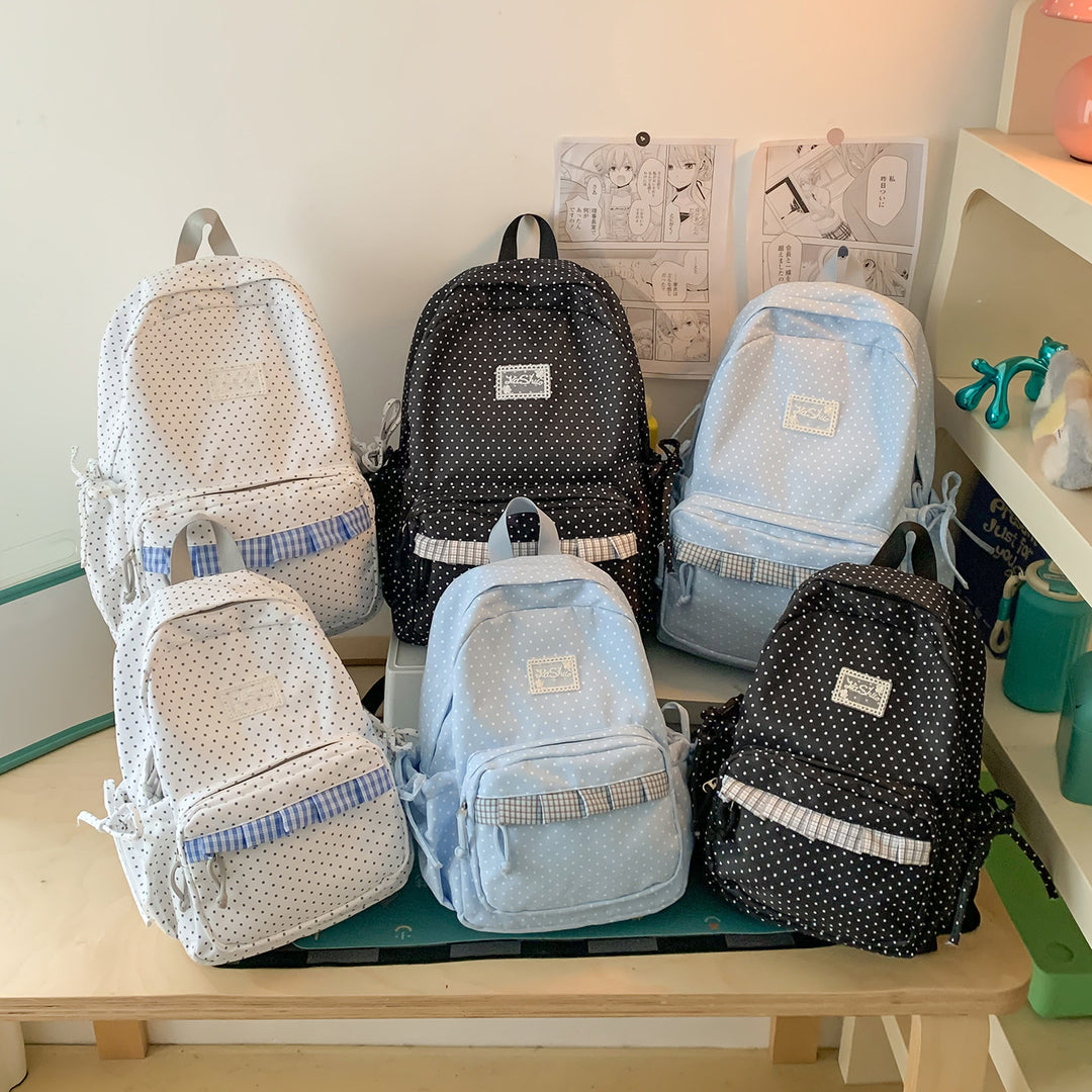 Fun-Dotted Lightweight Backpack Bowlift