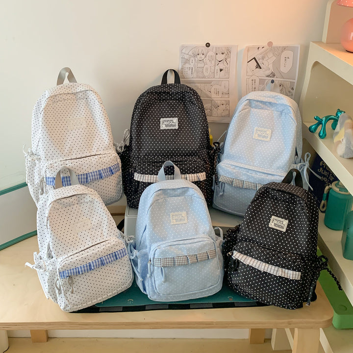 Fun-Dotted Lightweight Backpack Bowlift