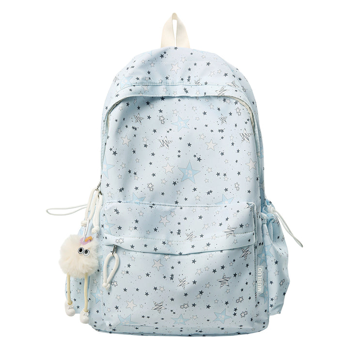 Trendy Star Patterned Backpack Bowlift