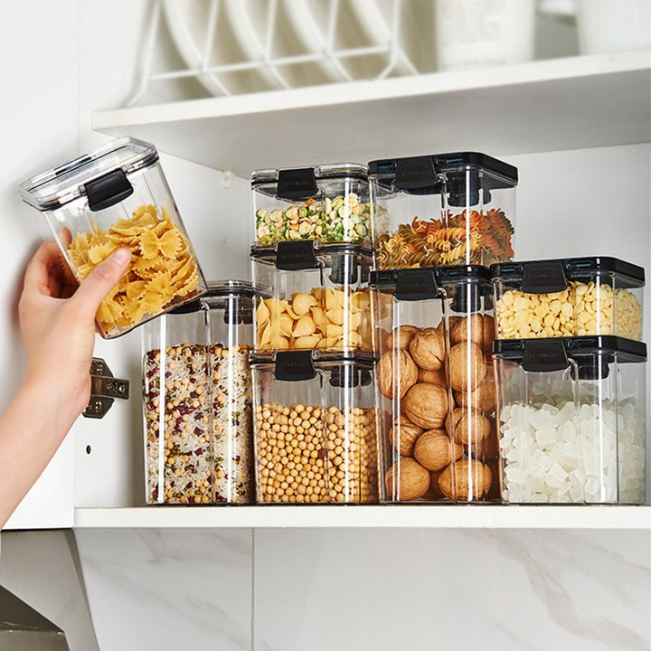 Compact Airtight Rectangular Food Storage Container with Snap-Lock Lid Bowlift
