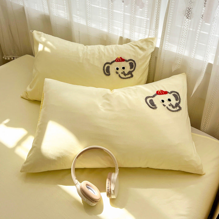 Children's Playful Elephant-Themed Comforter Set