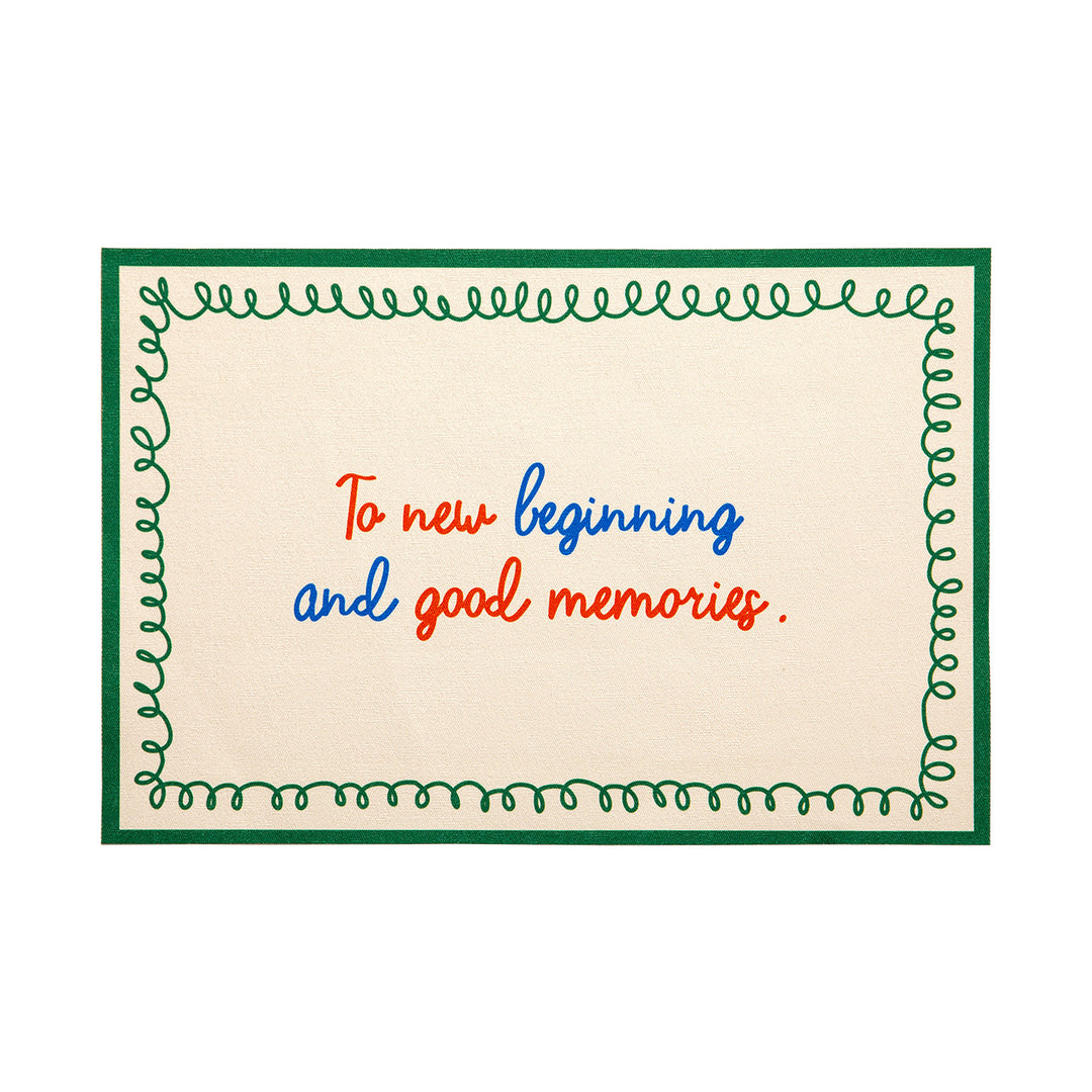 Children's Learning Placemat with Alphabet Print and Wipeable Surface Bowlift