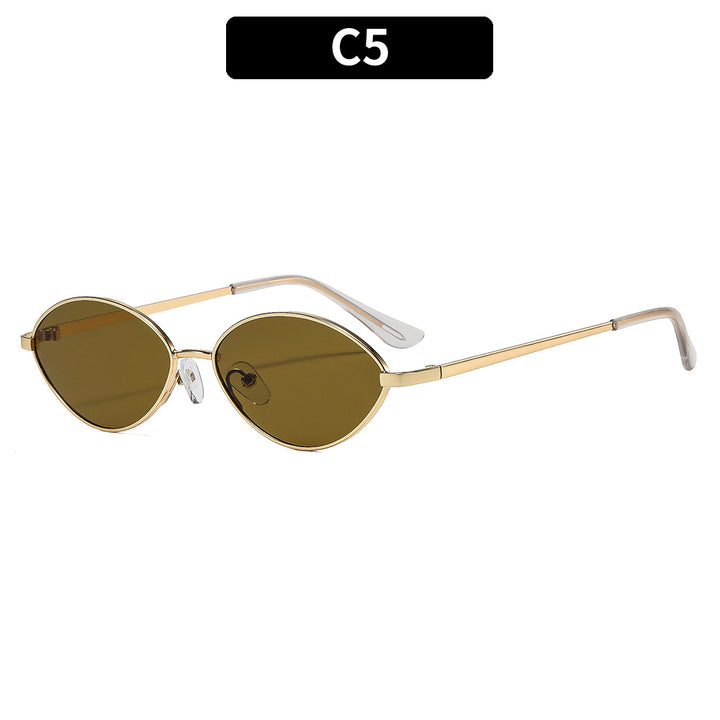 Vintage-Inspired Oval Sunglasses