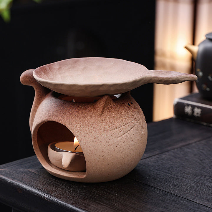 Creative Cat-Themed Aromatherapy Oil Warmer