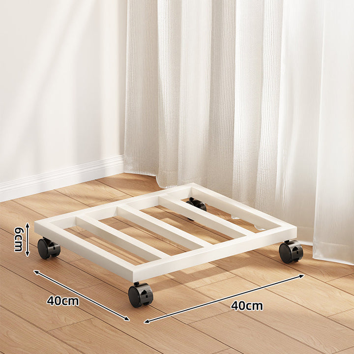 Heavy-Duty Rolling Plant Pot Dolly with Locking Casters
