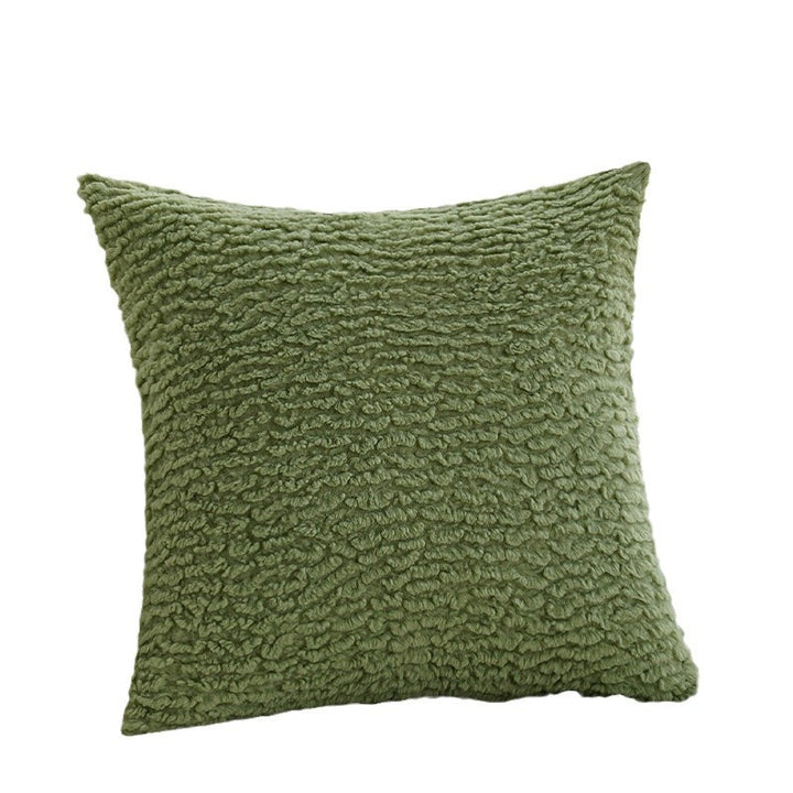 Square pillowcase with herringbone pattern and piped seam Bowlift