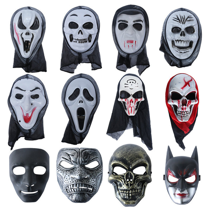 Skull-Themed Halloween Mask Bowlift
