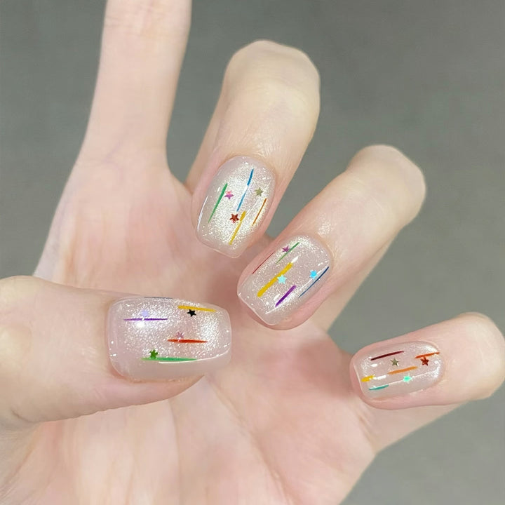 Premium Artistic Press-On Nail Set Bowlift