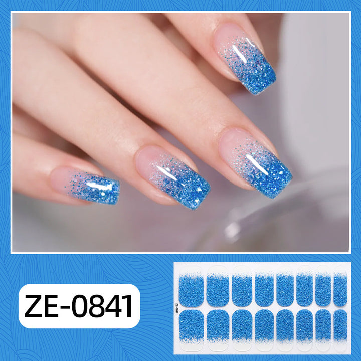 Glamorous Glitter Ombre Nail Wraps