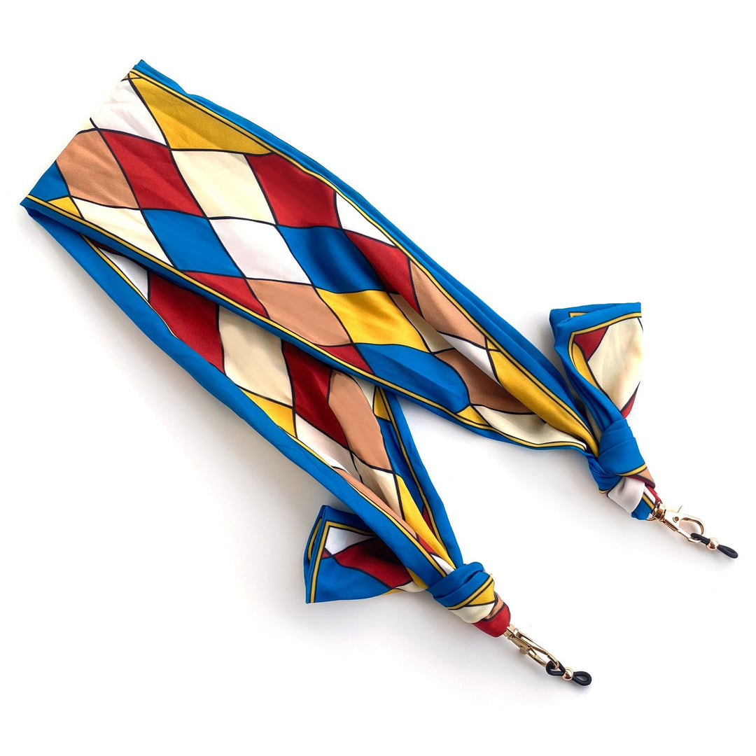 Patterned Eyewear Scarf Strap Bowlift
