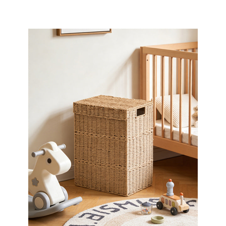 Natural Straw Storage Basket Bowlift