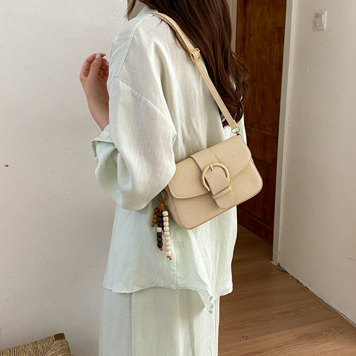 Elegant Adjustable Buckle Crossbody Bag