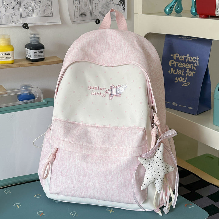 Adorable Star-Embellished School Backpack Bowlift