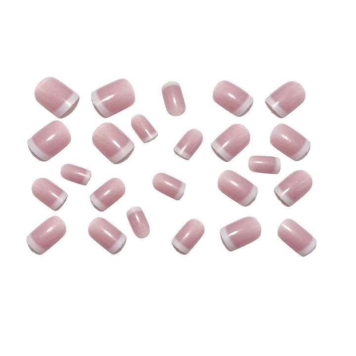 Elegant Art Nails with High Gloss French Tip Bowlift