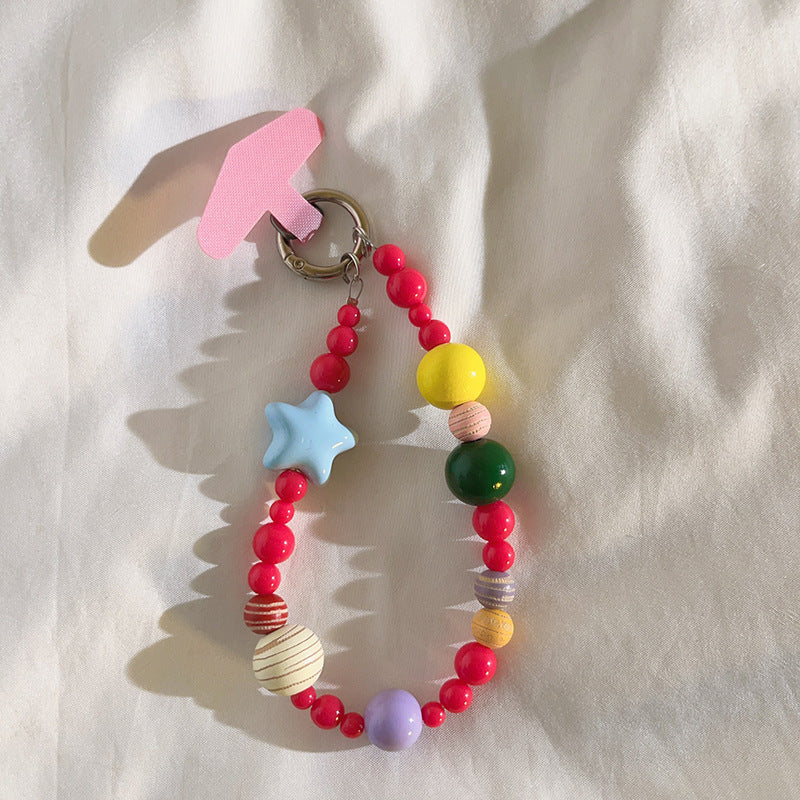 Colorful Beaded Keychain Bowlift
