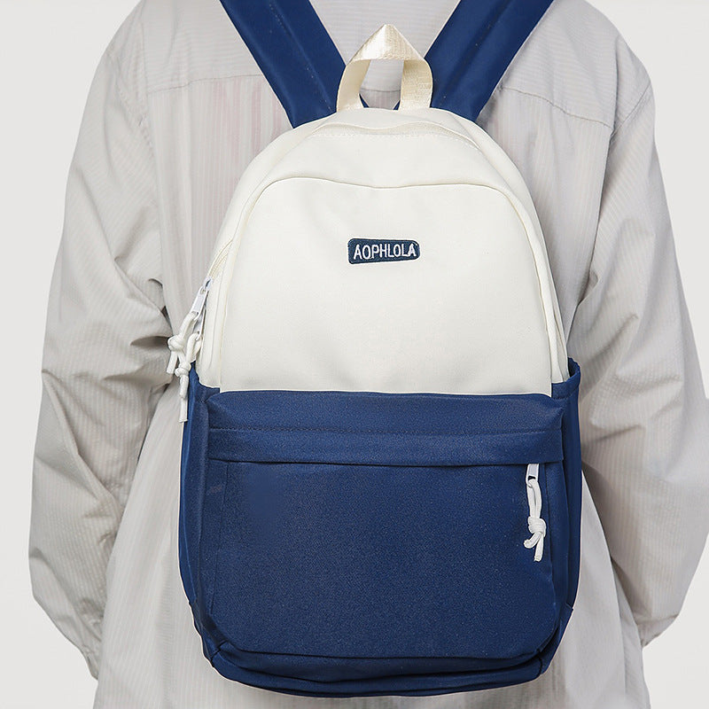Versatile Casual Backpack with Cute Keychain Bowlift
