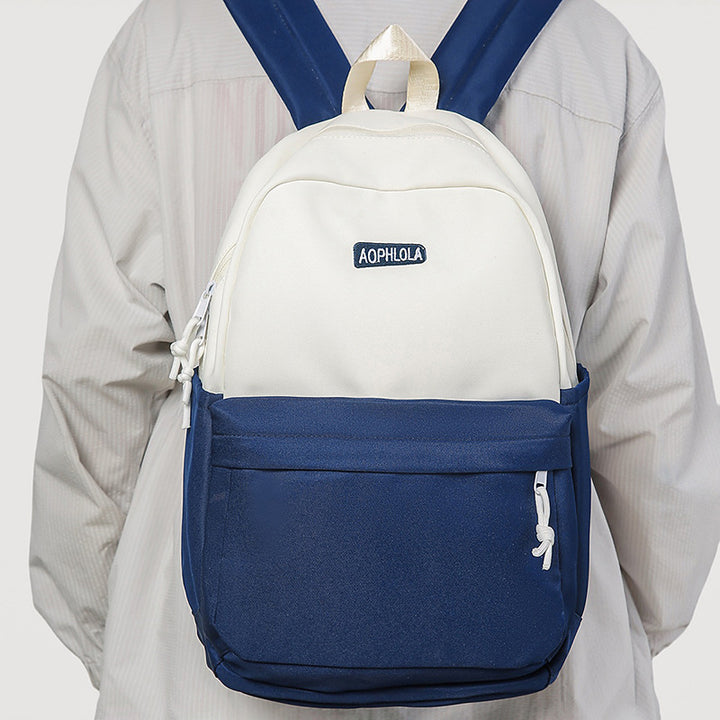 Versatile Casual Backpack with Cute Keychain Bowlift
