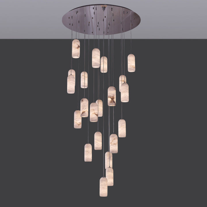 Multi-Layered Suspension Chandelier