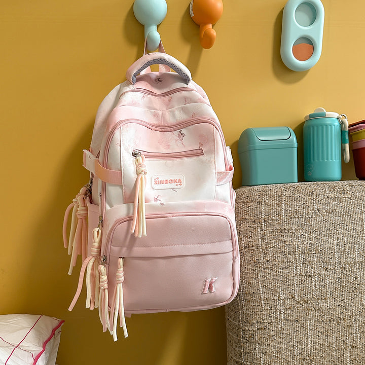 Multifunctional Cute Animal-Embellished Backpack Bowlift