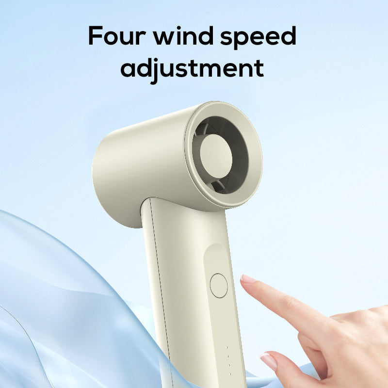 Unisex Handheld USB Rechargeable Personal Cooling Fan Bowlift