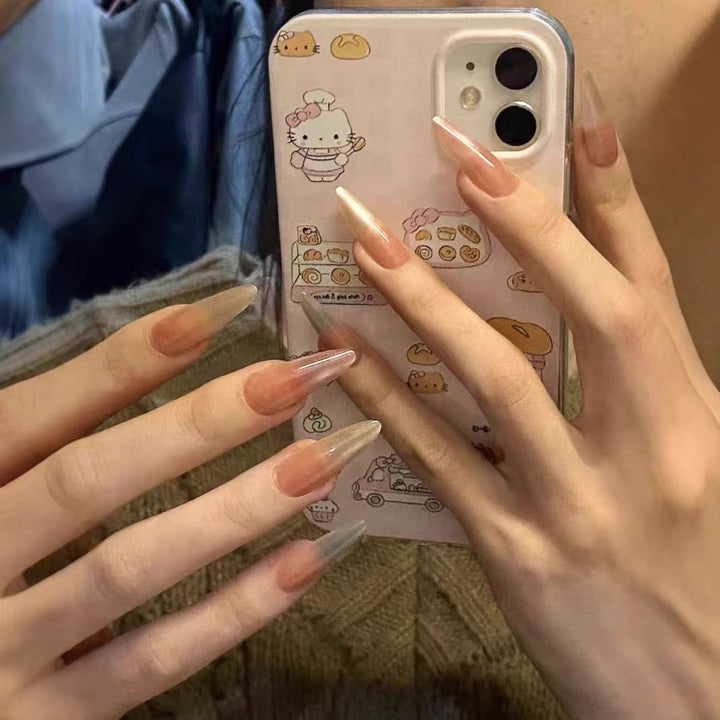Floral Embellished Press-On Nail Set