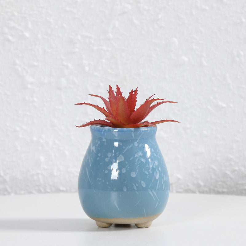 Contemporary Curved Ceramic Vase Bowlift