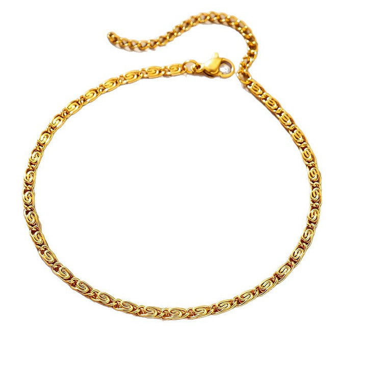 Woven Silver Chain Bracelet Bowlift