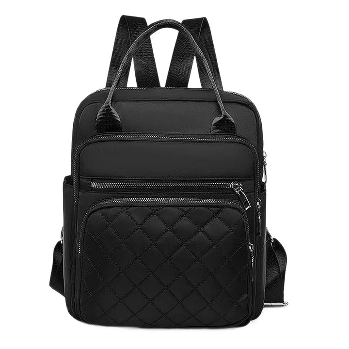 Quilted Multi-Compartment Backpack Bowlift