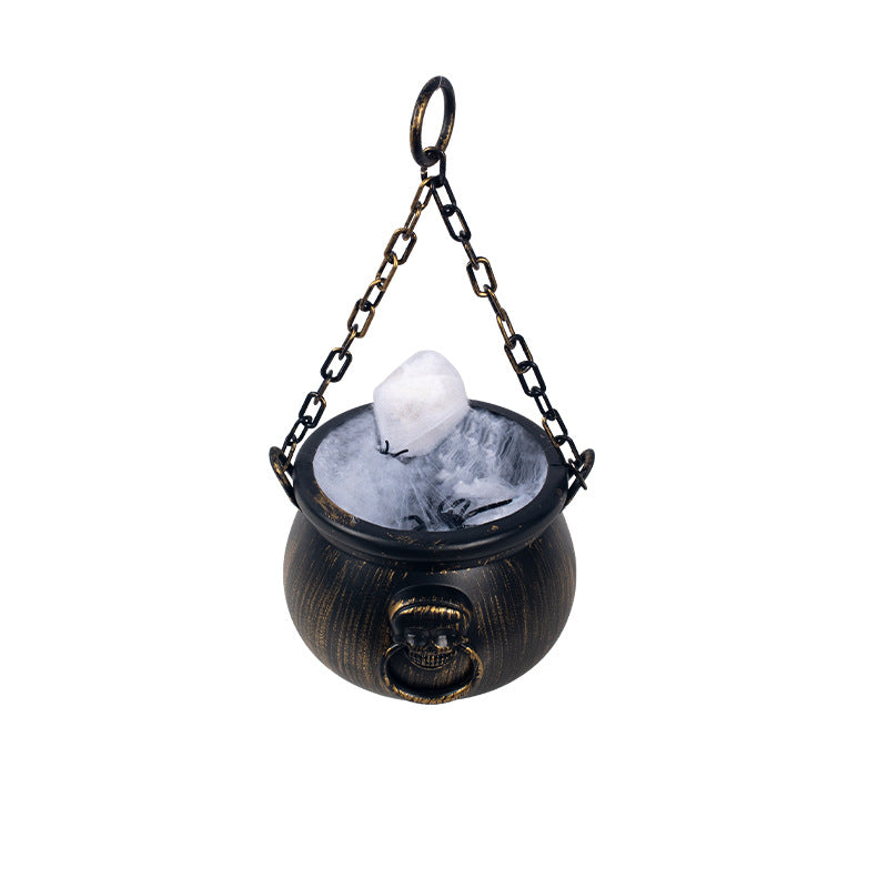 Spooky Illuminated Cauldron Decoration Bowlift