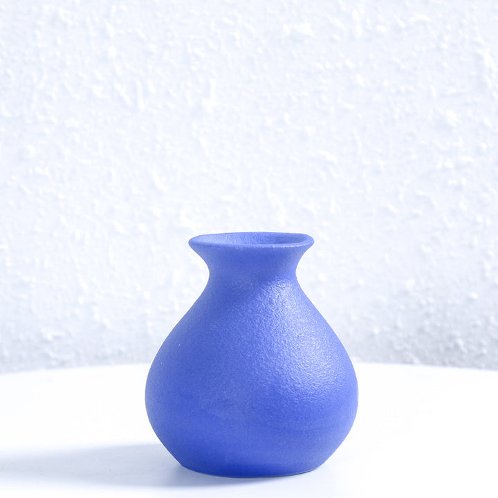 Modern Textured Ceramic Decorative Flower Vase Bowlift