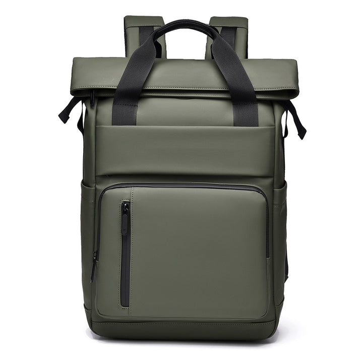 Multi-Pocket Waterproof Roll-Top Backpack Bowlift