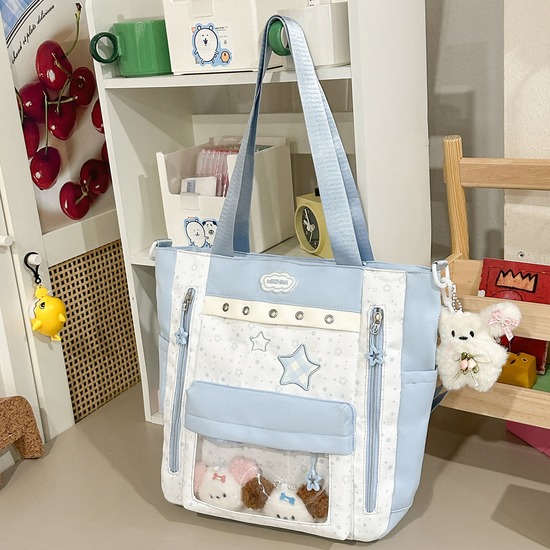 Transparent Pocket Backpack Bowlift