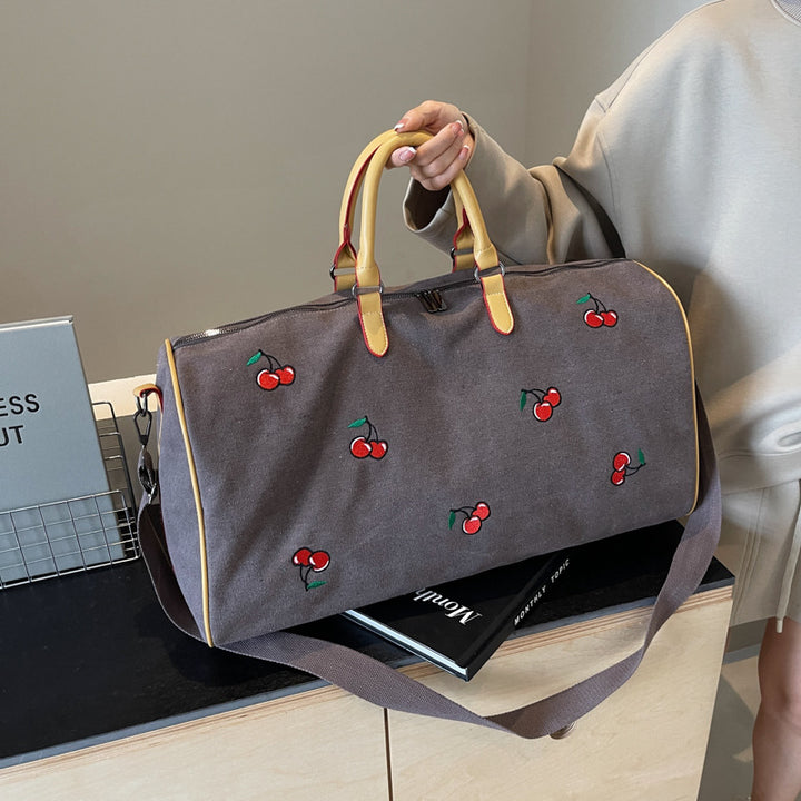 Embroidered Travel Duffel Bag Bowlift