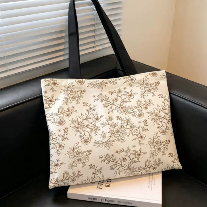 Elegant Floral Patterned Tote Bag
