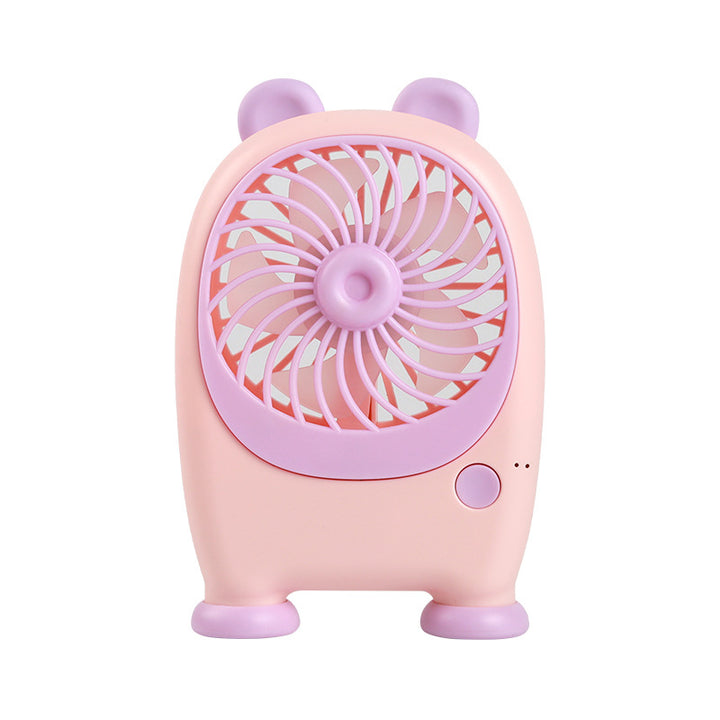 Women's portable handheld fan in playful rabbit design Bowlift