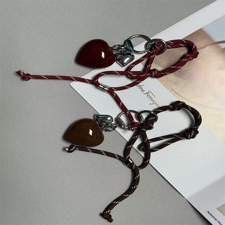 Heart-Shaped Decorative Keychain Bowlift