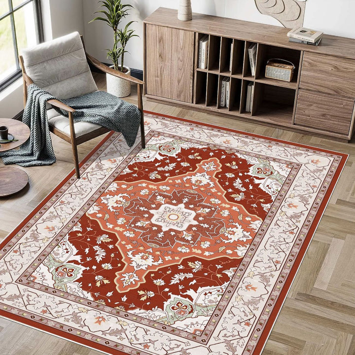Vintage Persian Pattern Area Rug