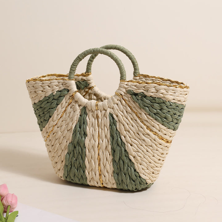 Handcrafted basket bag in modern design Bowlift